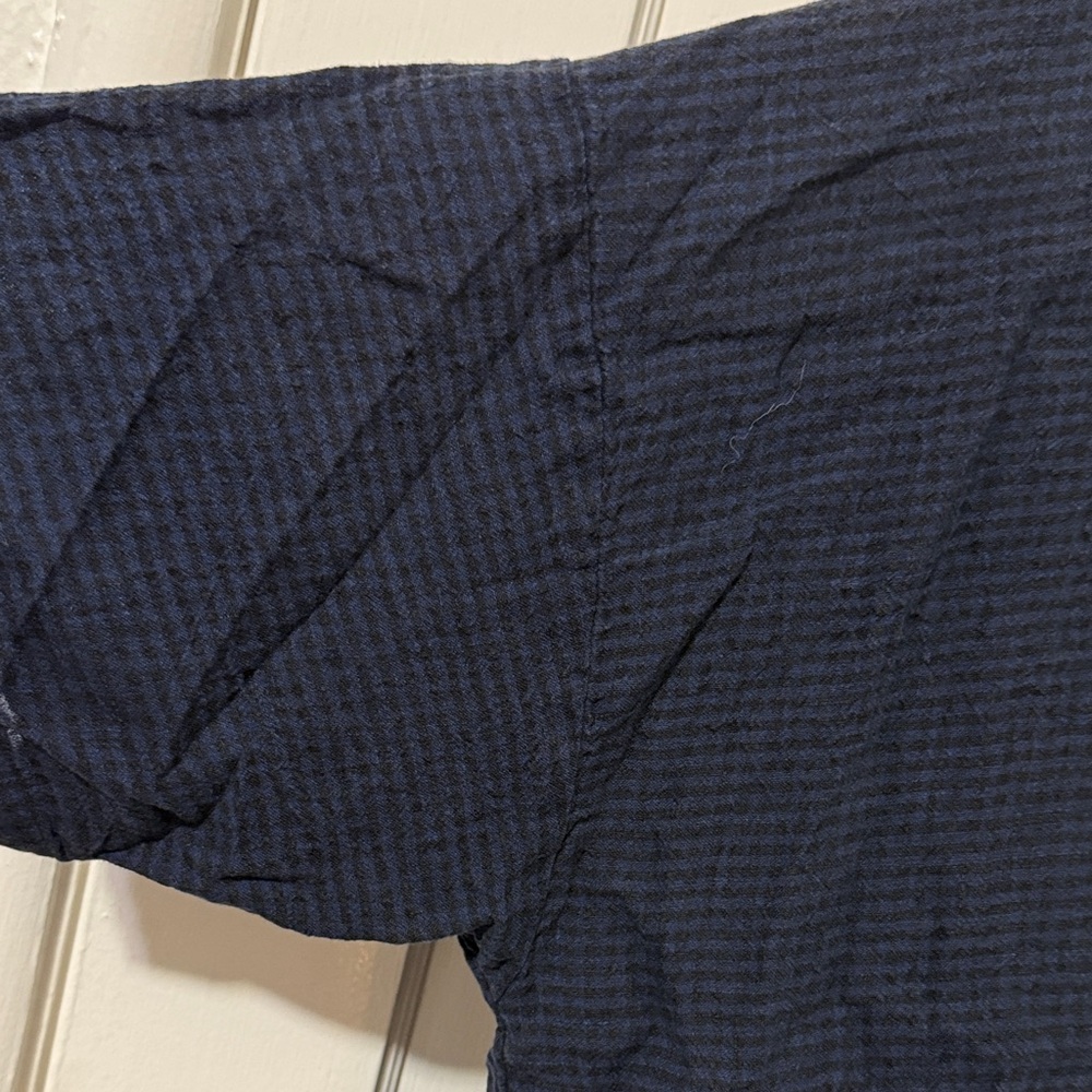 Eileen Fisher Linen Plaid Top - Picture 9 of 16